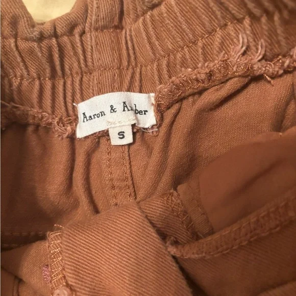 Aaron & amber denim pleated high waist ankle S - Picture 4 of 8